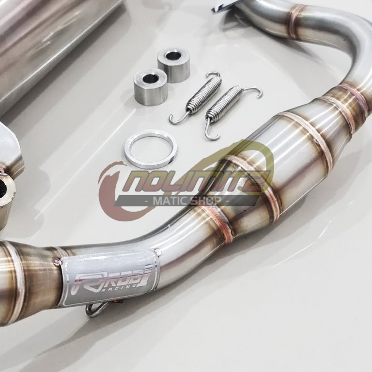 Knalpot Standar Racing ROB1 Power Boom Honda PCX 150 Lokal