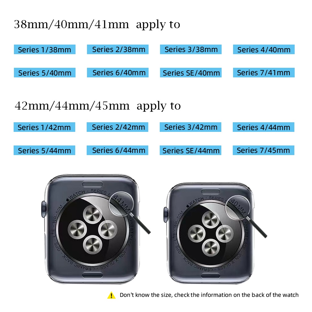 Tali Kulit Wanita Berlaku Untuk Apple Watch Gesper Stainless Steel Tali Kulit Asli 38/40/41mm, 42/44/45mm