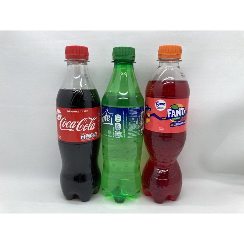 

Minuman Soda 390ml SPRITE FANTA COCACOLA