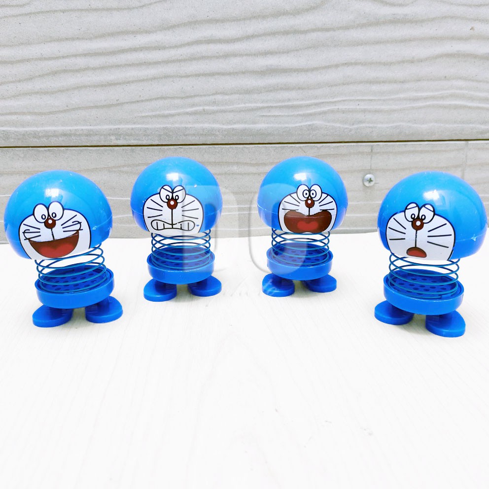 Boneka Per Doraemon | Pajangan Dashboard Mobil | Boneka Emoticon Doraemon Goyang