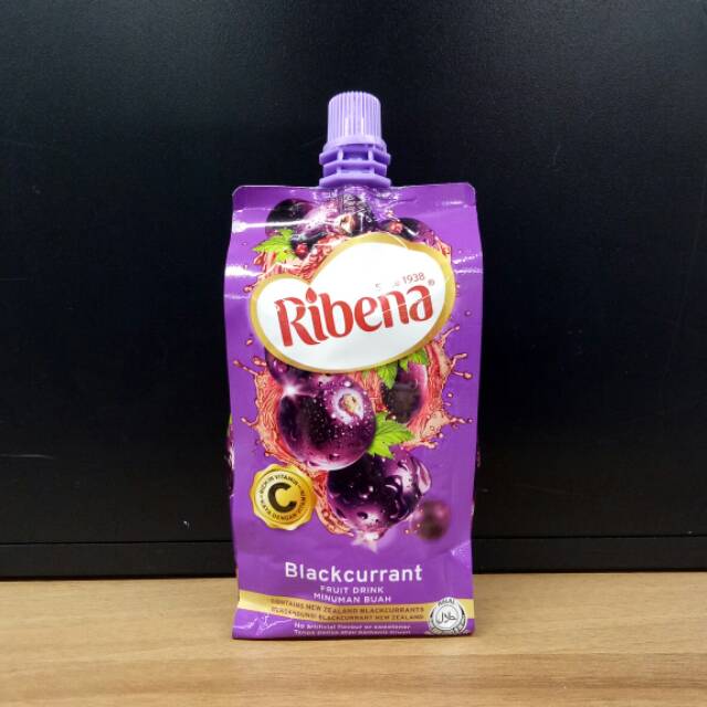 

RIBENA BLACKCURRANT 330ML POUCH FRUIT DRINK JUICE