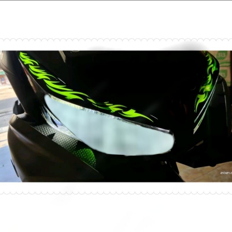 stiker lampu alis NEW AEROX