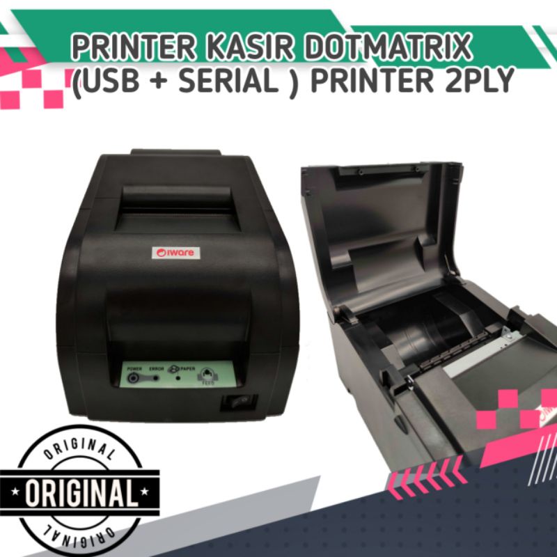 Jual Printer Kasir Dot Matrix Iware Rt7645 Prj Pos7645 Usbserial Shopee Indonesia 7405