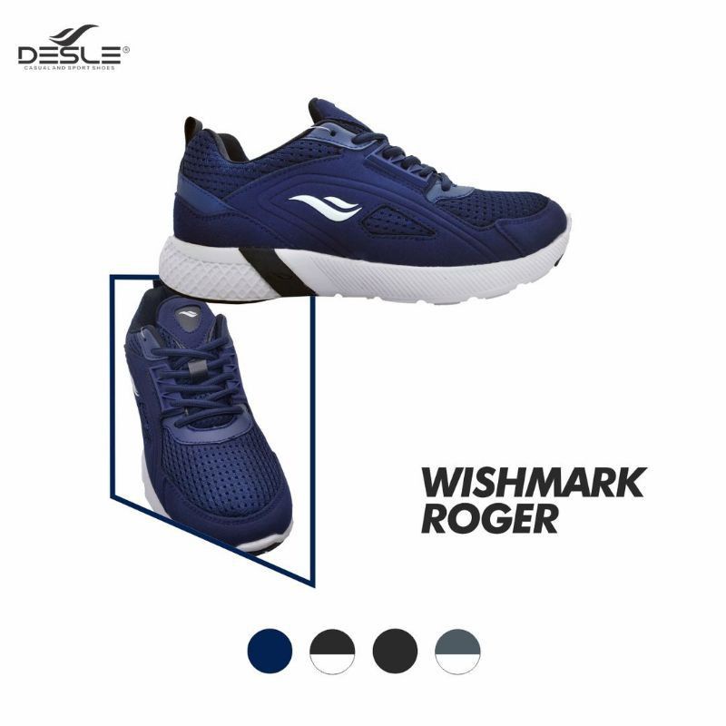 SEPATU DESLE  RUNNING SCHOOL SPORT  WISHMARK ROGER