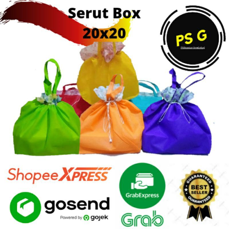 

Tas Serut Box Nasi Hajatan 20x20 Spunbond (Lusin)