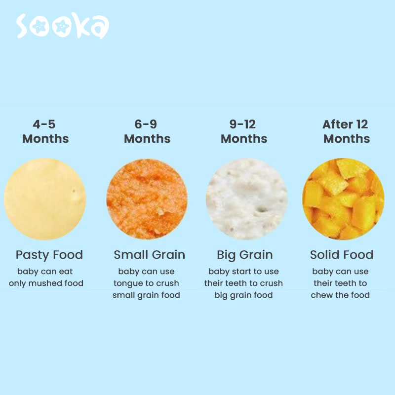 SOOKA Baby Food Maker Grinding Bowl Alat Penghalus Makanan Mpasi Bayi Isi 9pcs SK-ECB1052
