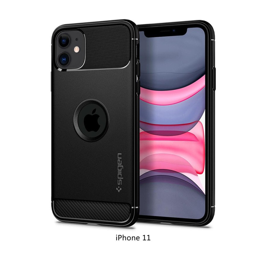 CASE SLIM FIT CARBON IPAKY IPHONE 11 IPHONE 11 BIASA SOFTCASE - FA