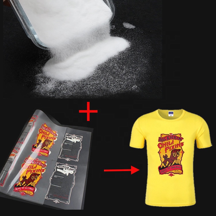 HOTMELT POWDER ADHESIVE 100gr UNTUK DTF 80-170MICRON 100gr | POWDER GRADE A