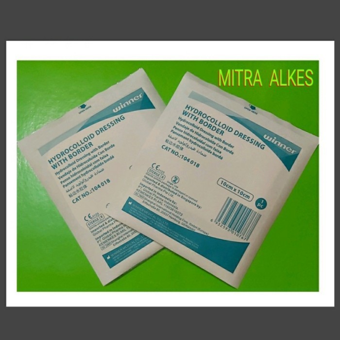 HYDROCOLLOID Dressing With Border 10cm x 10cm. Hydrocoloid Dresing 10 x 10 cm l Hidrocoloid 10x10 cm