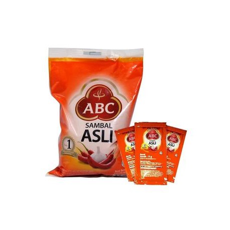 

Sambal Abc sachet 9 gram isi 22 sachet