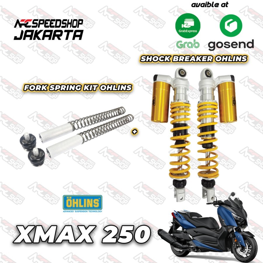 Shockbreaker Ohlins & Spring Kit Yamaha XMAX 250 Set Ohlins Original
