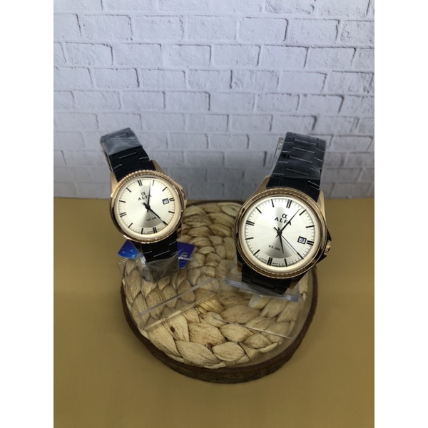 JAM TANGAN PRIA WANITA ALFA A 001m ORIGINAL 1000%