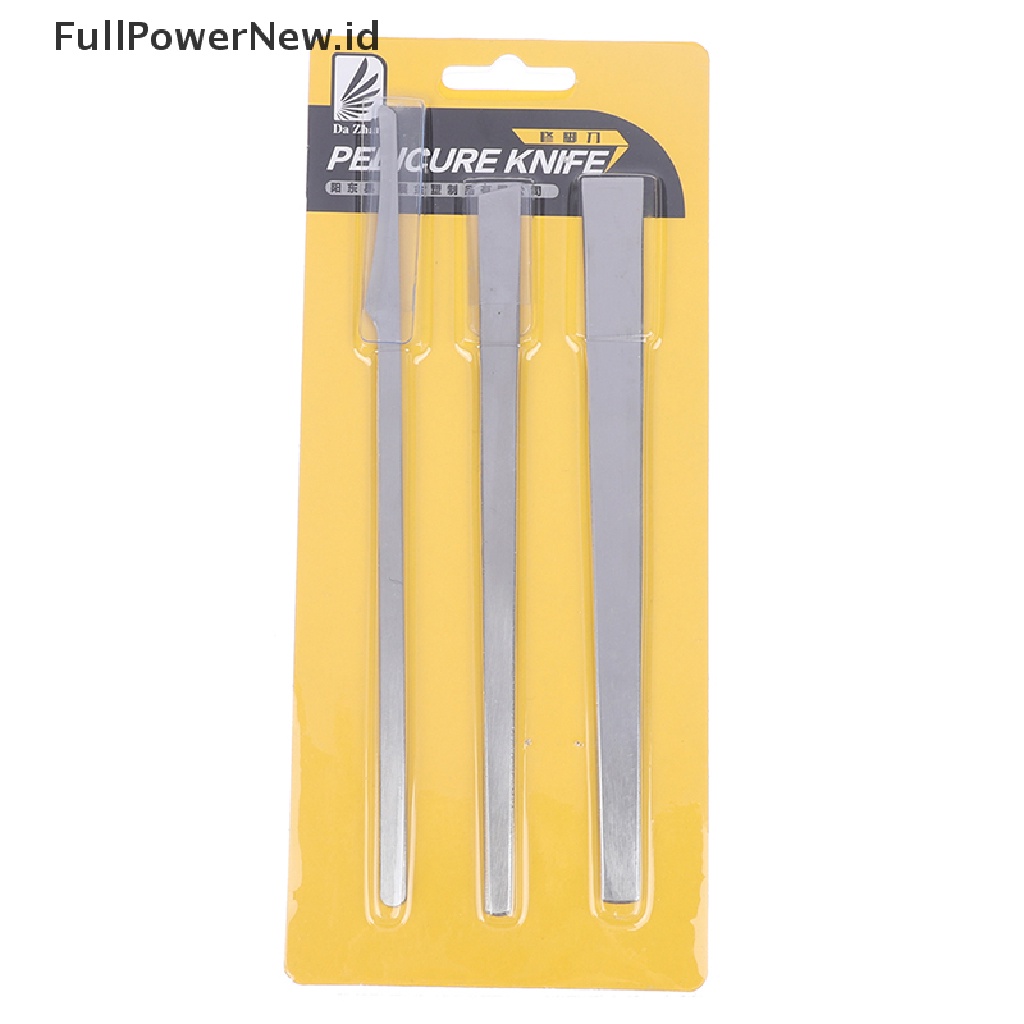 (Full) 3pcs / SET Pisau Pedicure / Koreksi Kuku Mati / Ingrown Profesional