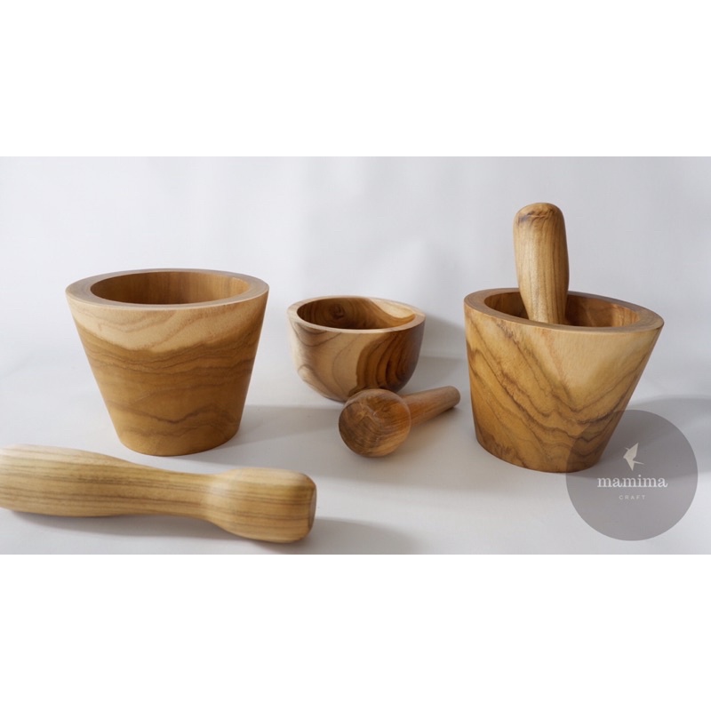 LUMPANG TUMBUK KAYU JATI