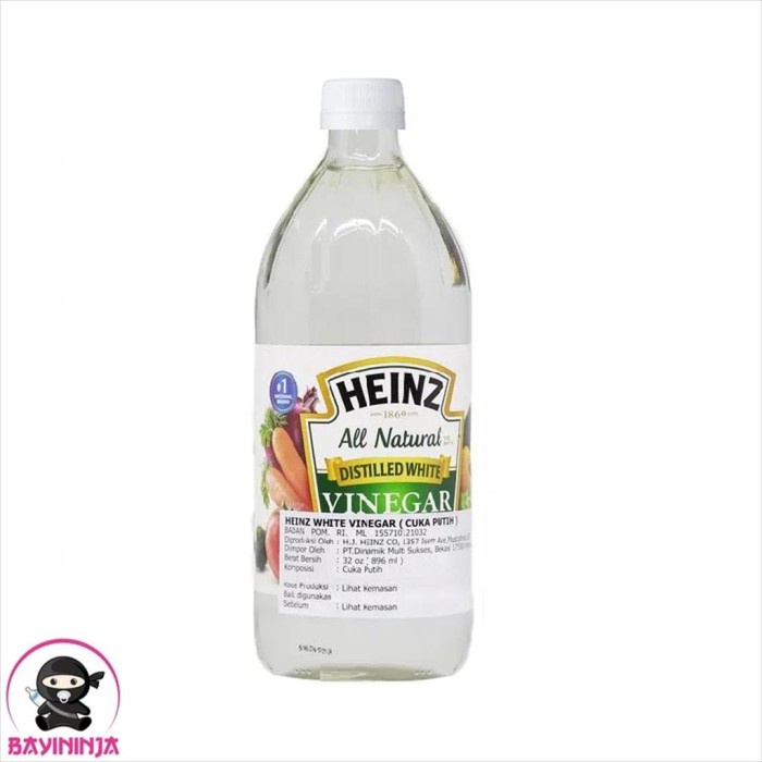

Heinz White Vinegar Cuka Putih 473 Ml 069