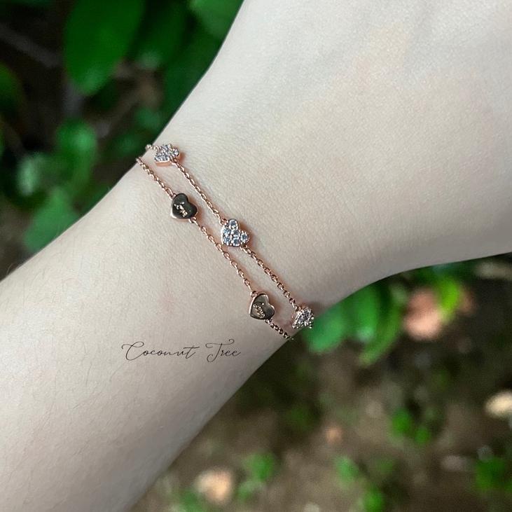 Lagi Tren.. COCONUT TREE - GELANG LAPIS EMAS WANITA ANTI KARAT PEONY BRACELET / GELANG FASHION / GEL