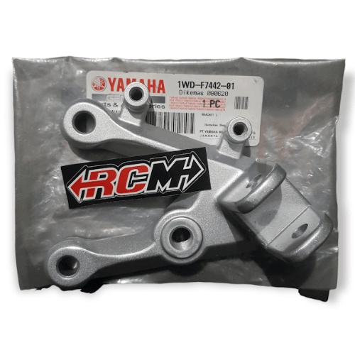 1WD F7442 00 BRACKET DUDUKAN FOOTSTEP DEPAN KIRI R25 VVA V3 ORIGINAL YAMAHA