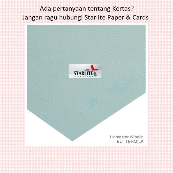 

Kertas Covering Paper WIBALIN BUTTERMILK