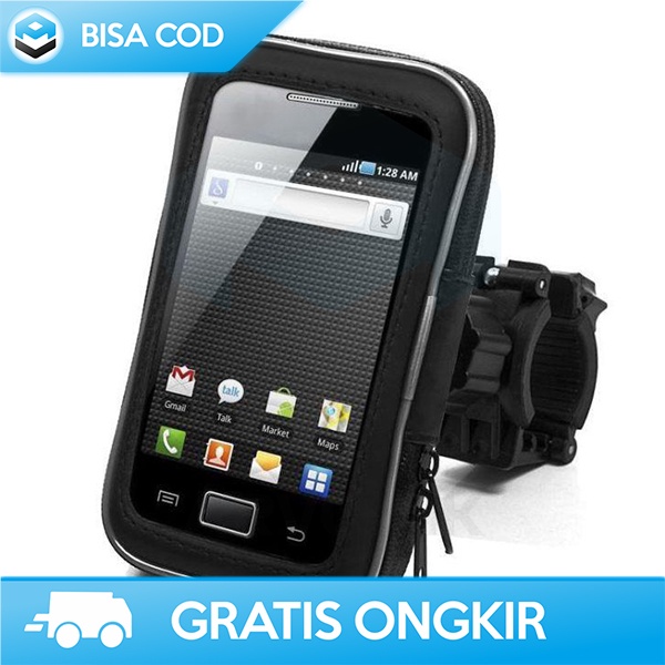 WADAH HP DI STANG SEPEDA TAHAN AIR CASE HOLDER SMARTPHONE 6 INCH ST08