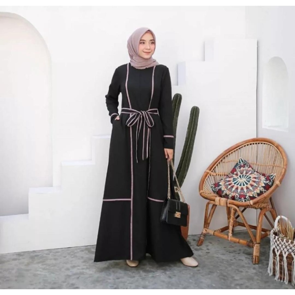 gamis turkey - busana muslim - jubah terbaru - abaya ratih2 anak/ dewasa (BR112)