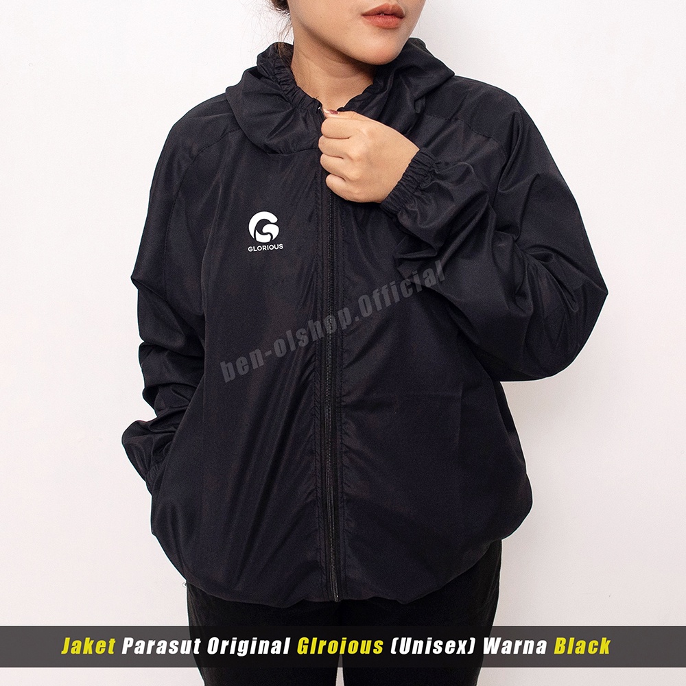 Jaket Olahraga Pria Wanita Sepeda Lari Running Pembakar Lemak Original Glorious-2