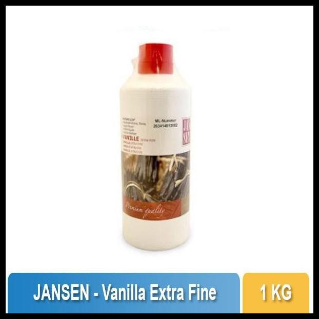 

TERBARUU!! JANSEN Vanilla Extract Fine Perisa Vanila Paste Wangi 1000 ml GERMANY TERLARIS
