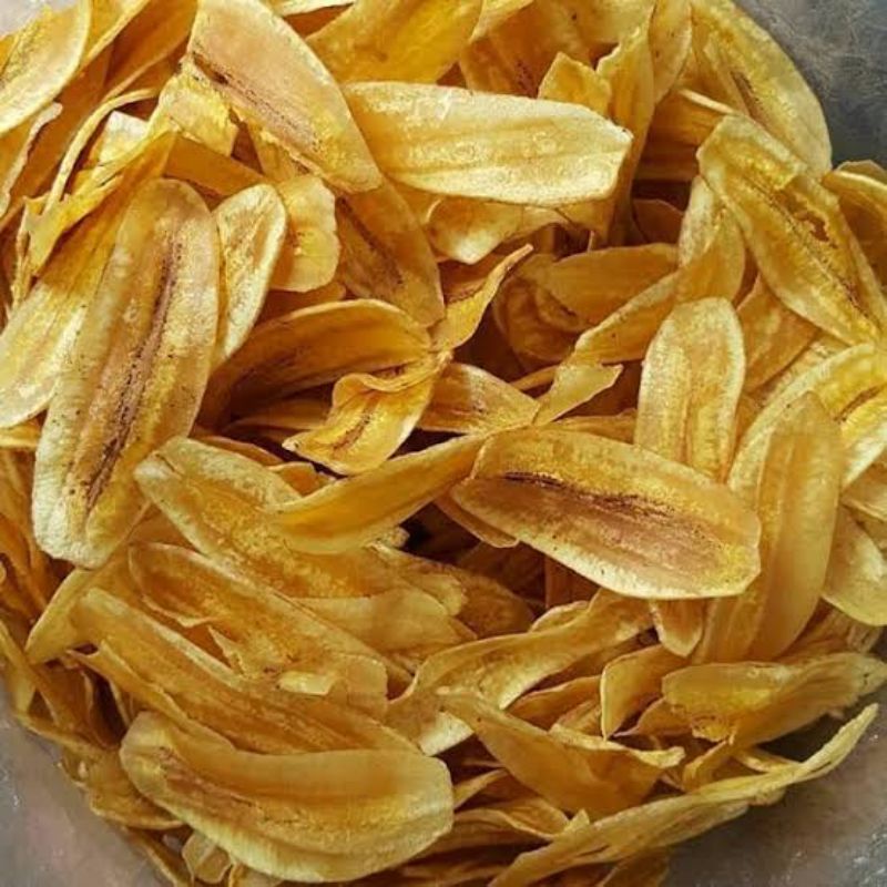 KERIPIK PISANG ASIN (50GR) KERIPIK CRISPY MAKANAN SEHAT HALAL SEHAT MURAH