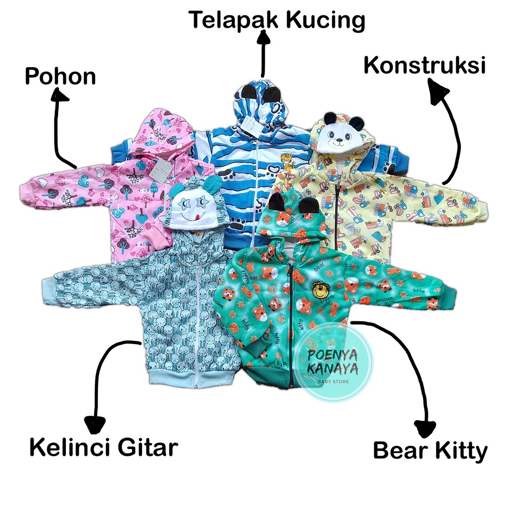 Jaket Bayi Baby Tom Print JK03