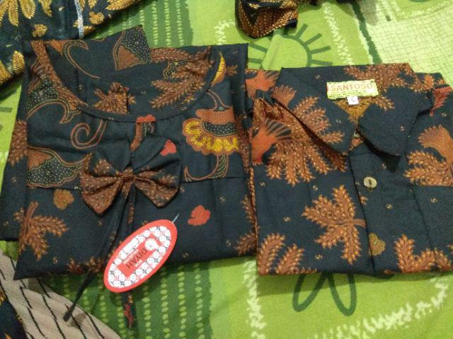 Dress Rok Batik Sogan Anak Size L Usia 6th -7,5 Th