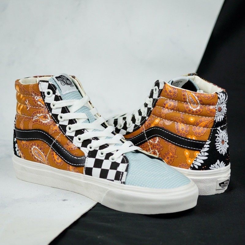 VANS SK-8 HIGH Tiger Patchwork ORIGINAL