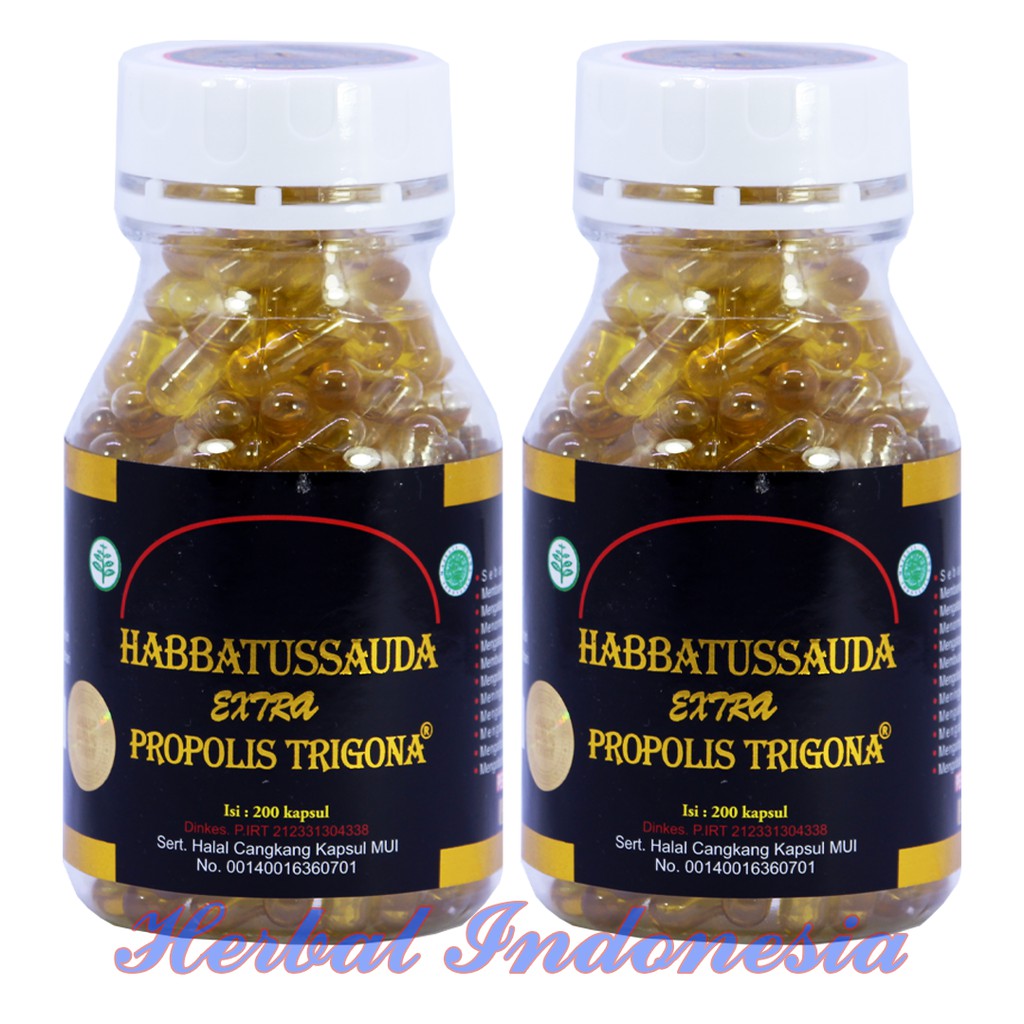 Habbatussauda Extra Propolis Trigona 200 Kapsul UMS | Habatussauda