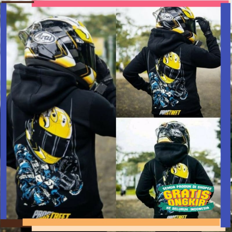 HOODIE PROSTREET | SWEATER | JAKET | SUNMORI | HOODIE SUNMORI | RONNIN RIDER BESAR BIG SIZE UKURAN J