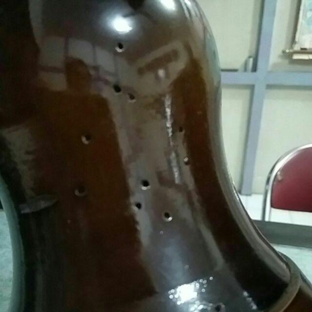 Kerajinan Kayu Toples Bentuk Jambu Monyet Wadah Cemilan