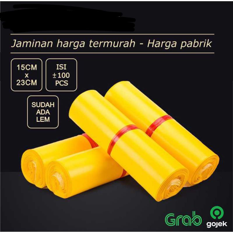 Plastik polymail Medan, ukuran ada digambar,harga per biji