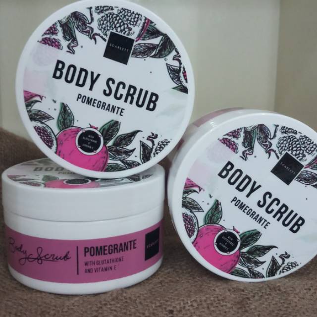 BODY SCRUB ROMANSA/POMEGRANTE 250gr FULL SIZE