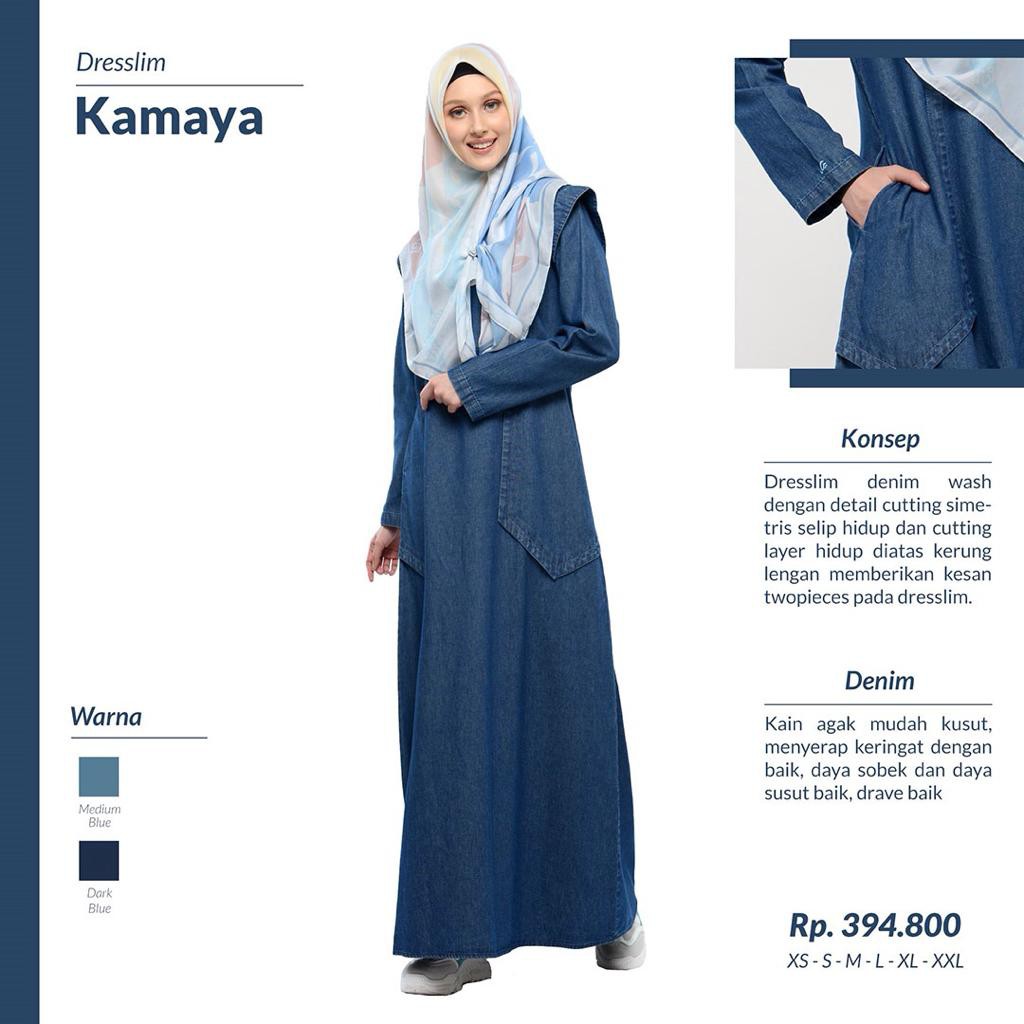 Dresslim Rabbani Kamaya Gamis wanita Kekinian Terbaru Termurah