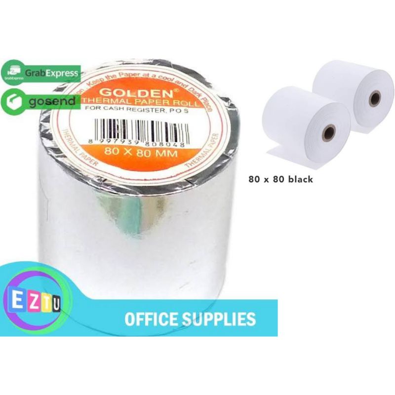 

Kertas Thermal Struk Golden 80x80 mm (1 Roll)