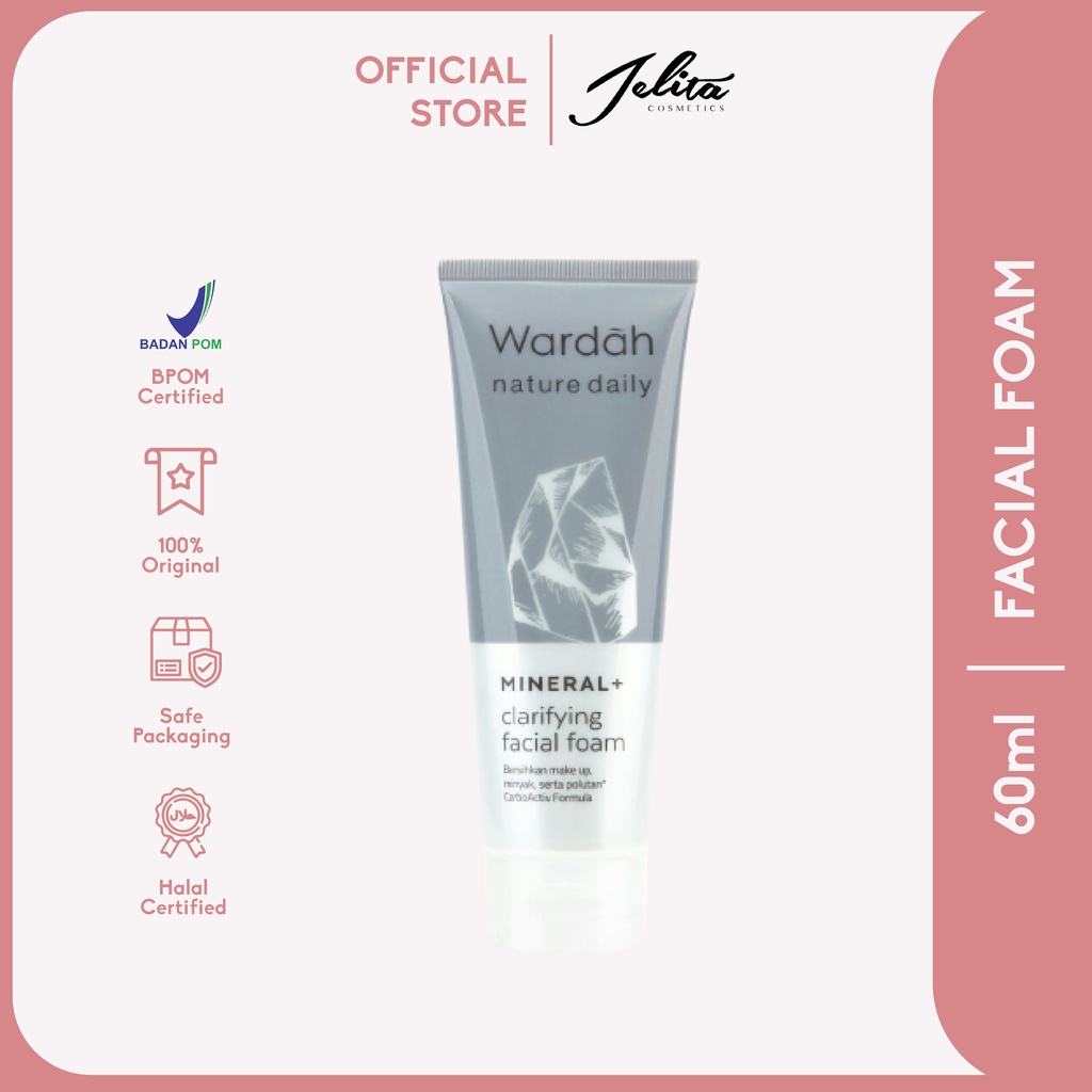 Wardah Mineral Clarifying Facial Foam