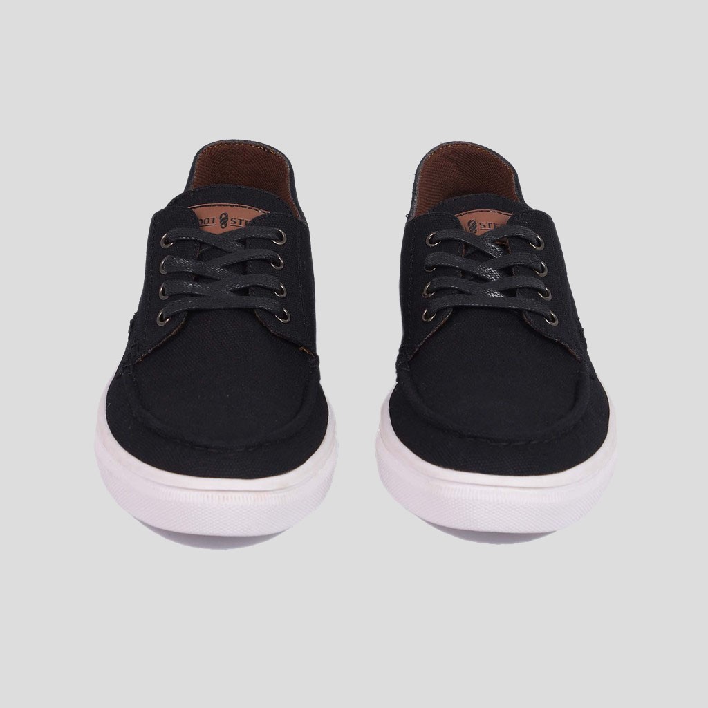 ETERNAL BLACK |ManNeedMe x FSTP| Sepatu Sneakers Pria Casual ORI