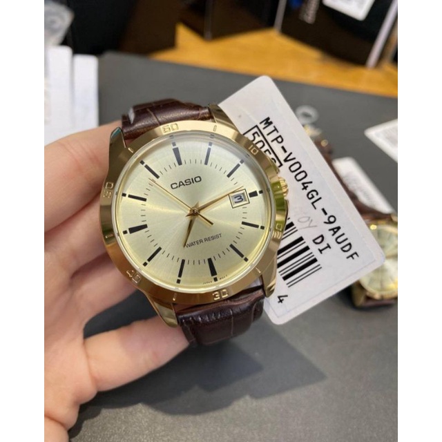 jam tangan pria Casio golden Luxury original