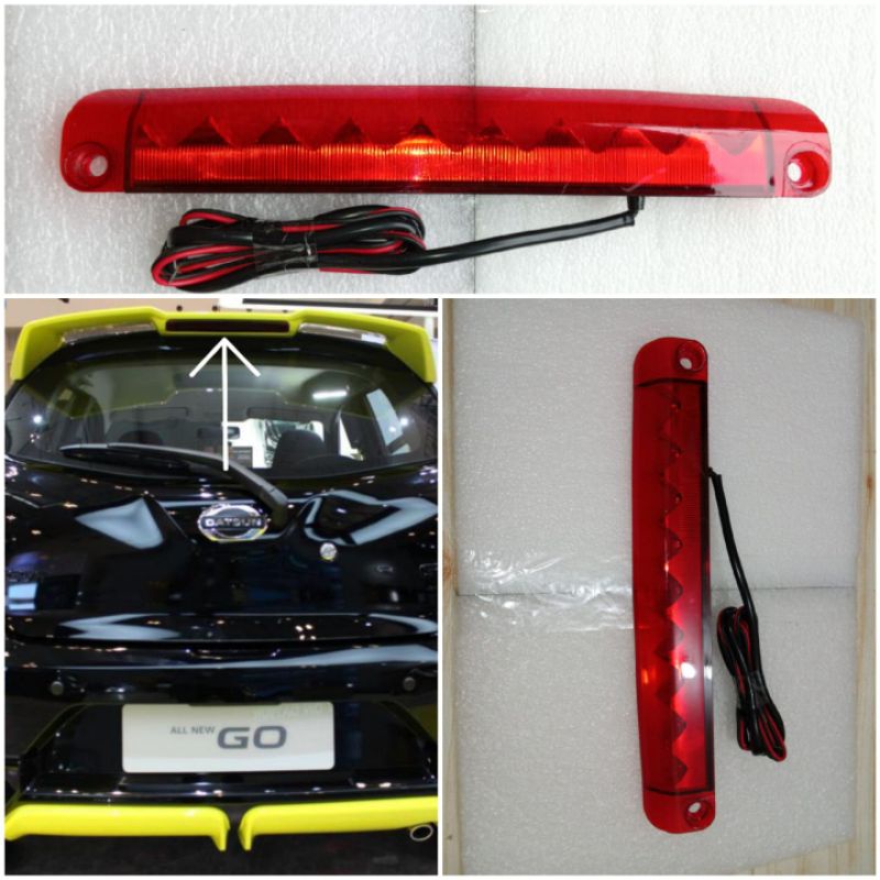 LAMPU SPOILER BELAKANG MOBIL DATSUN GO ORIGINAL