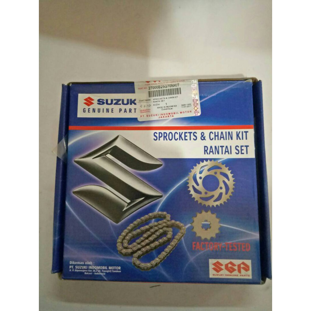 Gear Set / Gear Paket Satria F 150 New Original SGP 100%