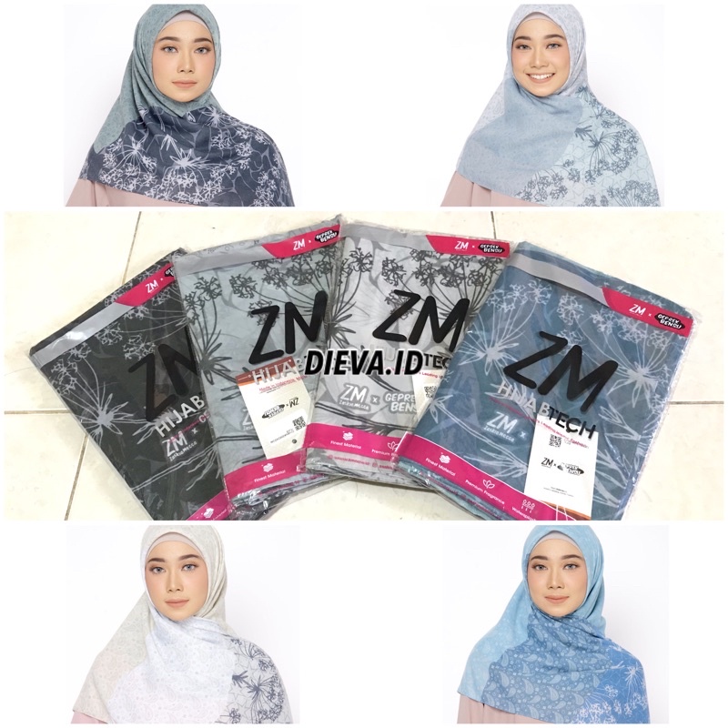 ZM Zaskia Mecca X Geprek Bensu - Chana Scarf Hijab Kerudung Segi Empat