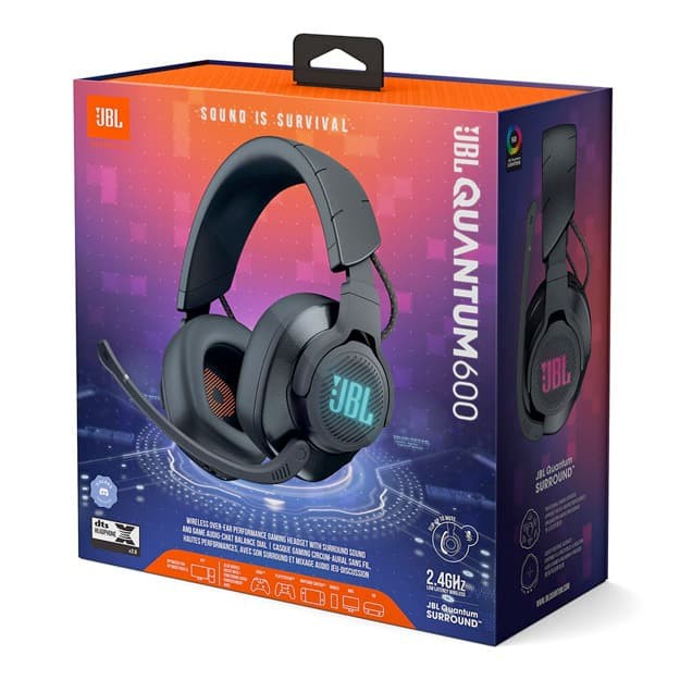 JBL Quantum 600 DTS Surround Sound - Wireless Gaming Headset