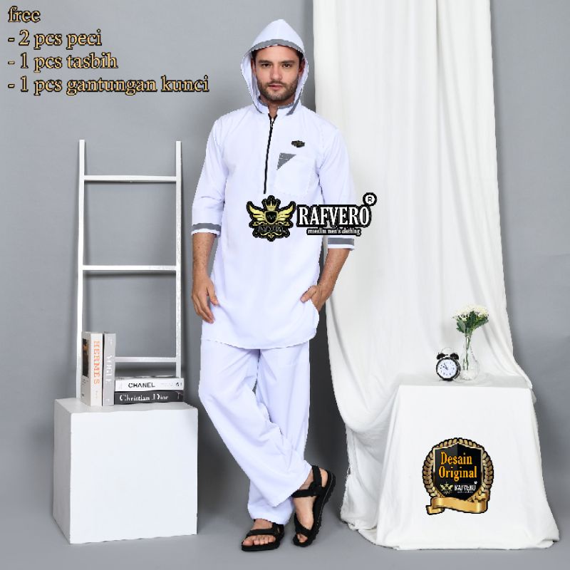 Setelan Pakistan AJFA ORIGINAL RAFVERO - Setelan Baju Muslim Pria