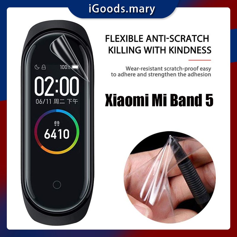 Miband Film Pelindung Hidrogel Bening Xiaomi 3 4 5 6 7 8 Gelang Pelindung Layar Transparan