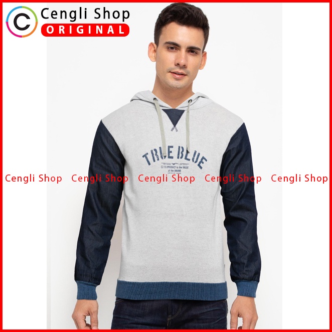 JAKET HOODIE CASUAL PRIA CARDINAL ORIGINAL TERBARU ABU-ABU CA05