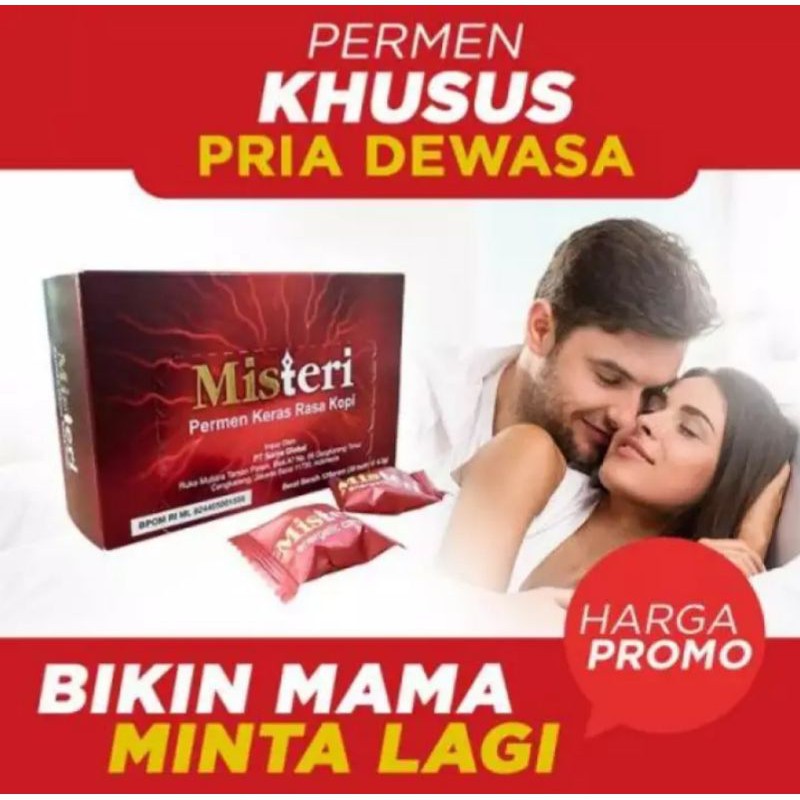 {TERLARIS]  Misteri Candy - Permen Pria Dewasa, Distributor Resmi 1 Box isi 30