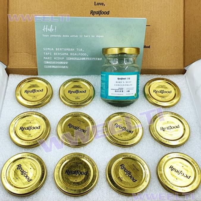 

12 BONUS 2 BOTOL! Realfood Stay Fit Minuman Sarang Burung Walet Asli