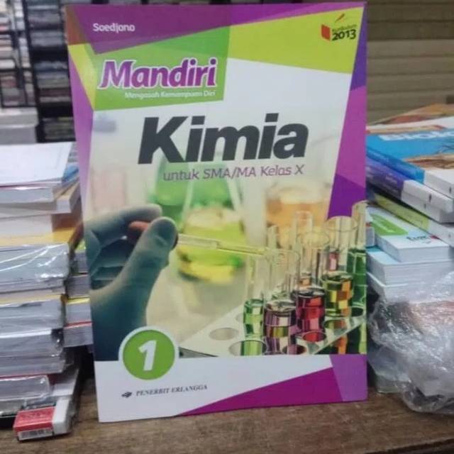 Buku Mandiri Kimia Kelas X Revisi Erlangga Shopee Indonesia